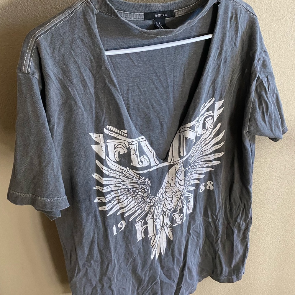 FOREVER 21 Flying High Deep V-Neck 🔗
